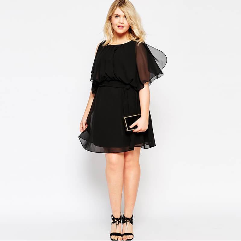 Chiffon Cute Flutter Dresses